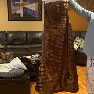 Copper formal dress